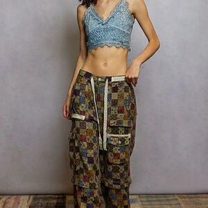POL Multicolor Patchwork Joggers